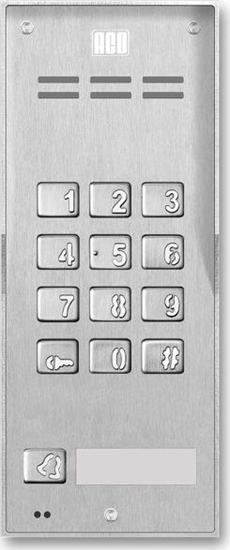 Изображение ACO ACO FAM-P-1NPZSACC NT panel natynkowy 1-lokator czyt. brel. zamek szyfrowy.