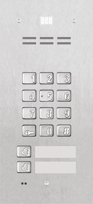 Изображение ACO ACO FAM-P-2NPZSACC panel pod tynk 2-rodzinny czyt. brel. zamek szyfr.