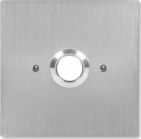 Изображение ACO ACO INS-OB-60 Przycisk zwierny wyjcia, podwietlany, podtynkowy, stal nierdzewna, do puszki elektrycznej fi60