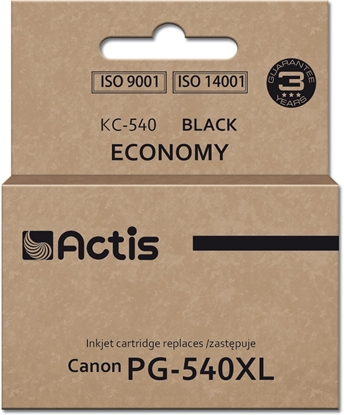 Picture of Actis KC-540 Tusz (zamiennik Canon PG-540XL; Supreme; 22 ml; czarny).