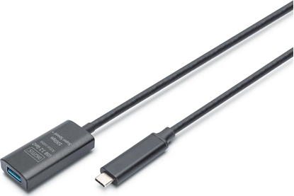 Picture of Kabel USB DIGIT USB-A - USB-C 5 m Czarny (DA-73113)