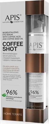 Picture of Activeshop Apis coffee shot home terapis, biorewitalizujce serum pod oczy z kwasem kawowym i olejem z nasion kawy 10 ml