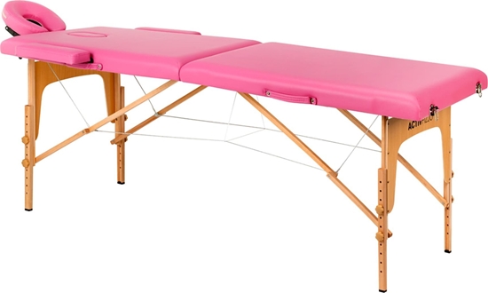 Picture of Activeshop Stó skadany do masau drewniany Komfort Activ Fizjo 2 segmentowe ró