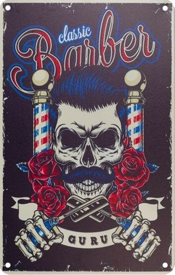 Picture of Activeshop Tablica ozdobna barber B016