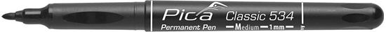 Picture of Adaptec Pica Permanent Pen, 1,0mm black / Retail Packaging