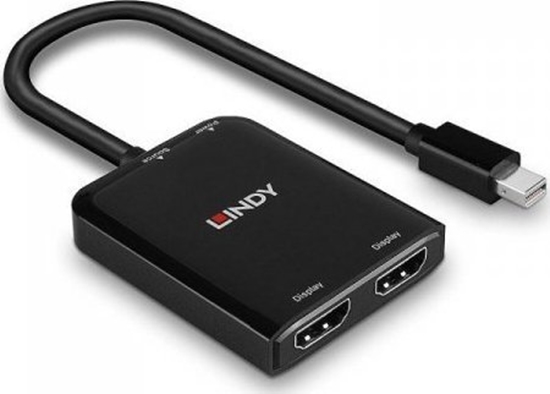 Picture of Lindy Mini DisplayPort to 2 Port HDMI MST Hub