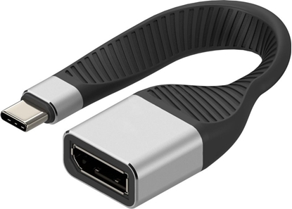 Attēls no Adapter AV Techly Techly Typ C auf Displayport/F flex Adapter