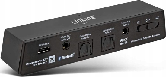 Picture of Adapter bluetooth TRITON InLine Bluetooth Audio Transceiver, Sender/Empfnger, BT 5.0, aptX - schwarz