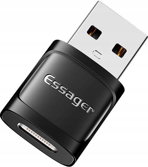 Picture of Adapter USB Essager Adapter OTG USB-C eski do USB 3.0 mski Essager (czarny)