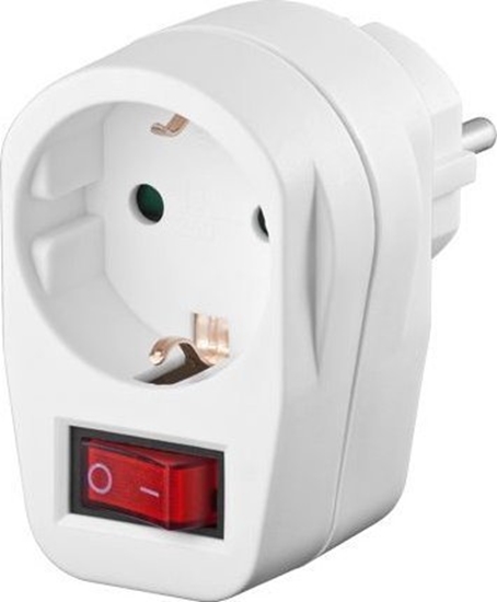 Picture of Adapter USB MicroConnect Microconnect Safety Socket Adapter, White