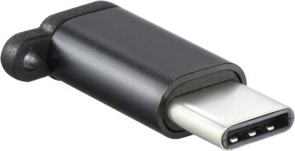 Attēls no Adapter USB USB-C - microUSB Czarny  (40372)