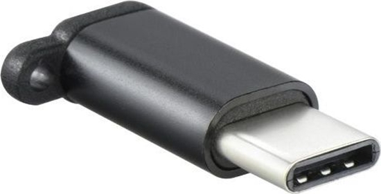 Picture of Adapter USB USB-C - microUSB Czarny  (40372)