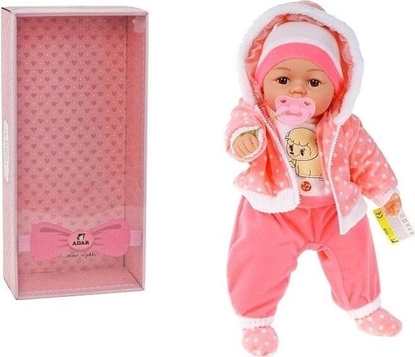 Attēls no Adar Lalka bobas 45cm ze smoczkiem z dwikiem w pudeku 543195-560222 Adar
