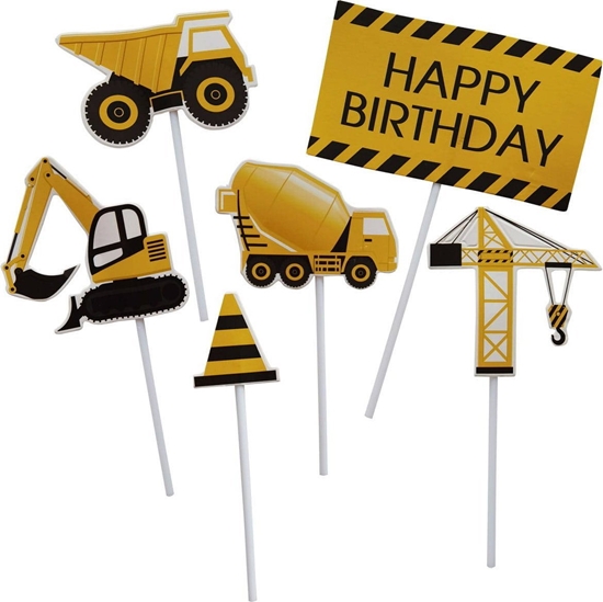 Изображение Adikbal Dekoracja tortu - may budowniczy one size