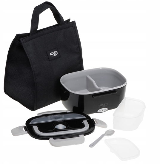 Picture of Adler | Electric lunch box with 5 litres thermal bag | AD 4521 | 1 L | Black | Lid included