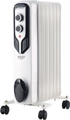 Изображение Adler Oil-Filled Radiator AD 7815 1500 W, Number of power levels 3, White