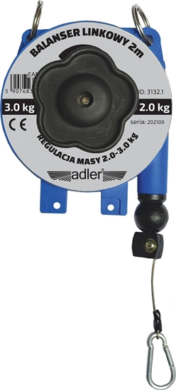 Изображение Adler ADLER BALANSER LINKOWY 2m Z REGULACJ MASY 2-3kg
