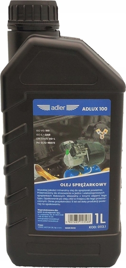 Изображение Adler ADLER OLEJ SPRARKOWY ADLUX 100 1L