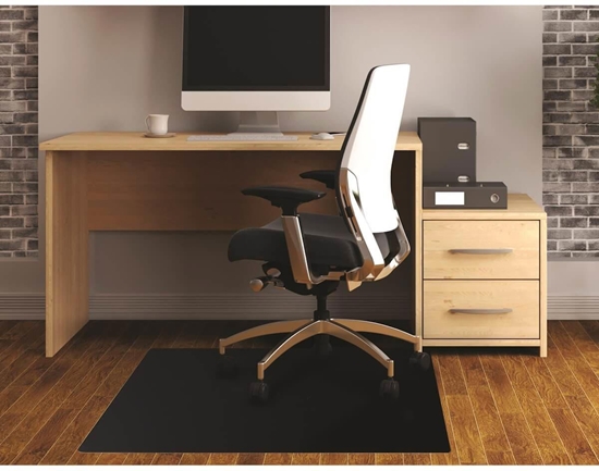 Picture of Advantage stoleunderlag PVC 120x150 cm hårdt gulv sort