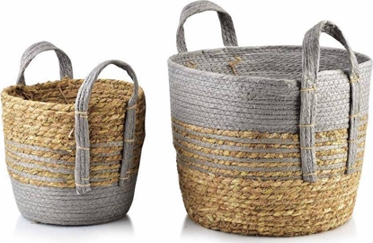 Picture of Affek Design BALI KOMPLET 2 KOSZY trawa morska 33x33xH:26/24x24xH:21cm