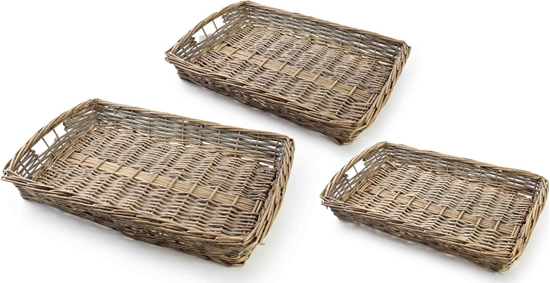 Picture of Affek Design Komplet 3 Tac 56x40xh8cm/50x34xh7cm/45x29xh6cm