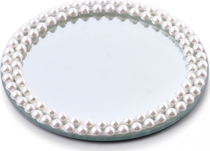 Picture of Affek Design MARGOT PEARL Podstawka art.dekoracyjny  r:15xh1cm