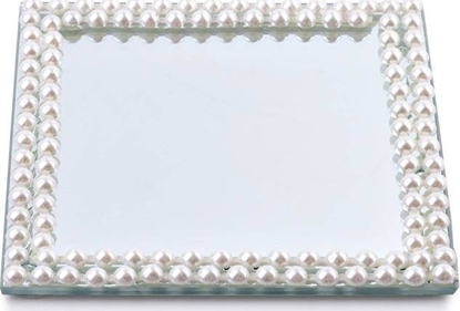 Picture of Affek Design MARGOT PEARL Podstawka art.dekoracyjny 15x15xh1cm