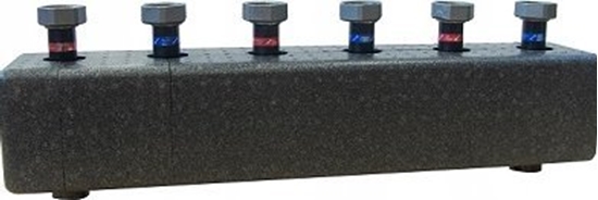 Изображение Afriso rozdzielacz ze sprzgem hydraulicznym KSV 125-3, do 70 kW, dla 3 obiegów 77315