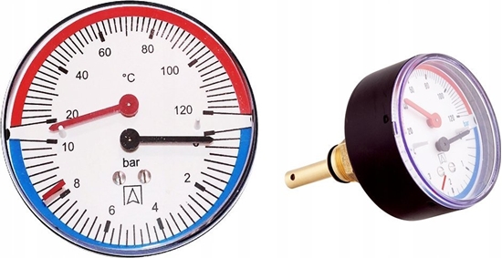 Picture of Afriso Termomanometr TM80 0-10bar 1/2 AX 20-120^C (S)A
