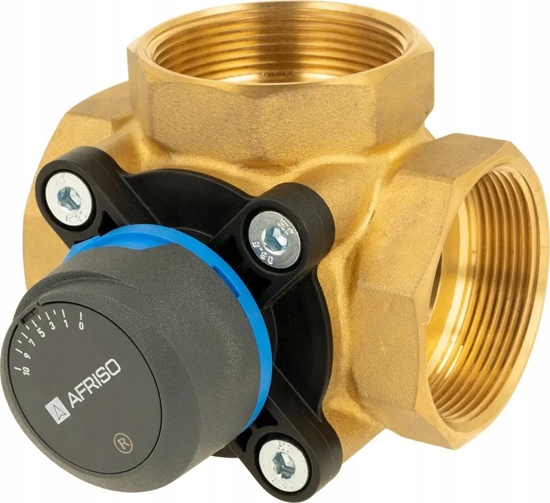 Изображение Afriso Zawór mieszajcy 3-drogowy obrotowy ARV 387 Vario ProClick, DN50, Rp2", Kvs 17-50