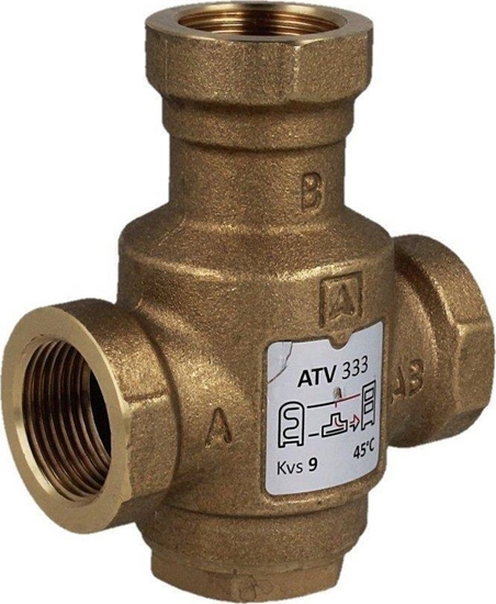 Изображение Afriso Zawór temperaturowy ATV 333, DN25, Rp1", kvs 9, 45°C