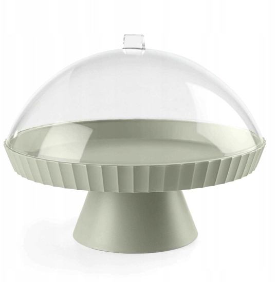 Изображение AGORA Patera do ciasta z pokryw zielona