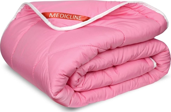 Изображение AIO Europe Kodra caoroczna, mikrofibra róowa pikowana niciowo 160 x 200 cm