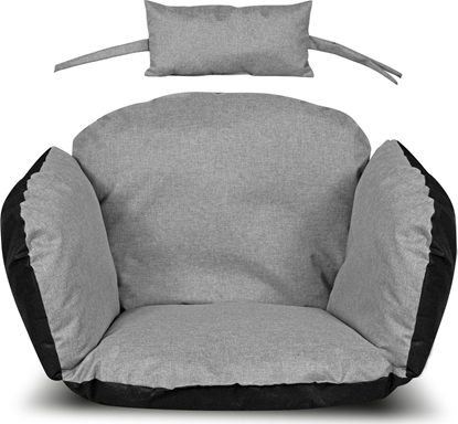 Picture of AIO Europe Poduszka ogrodowa szara bocianie gniazdo 112x113cm z zagówikiem