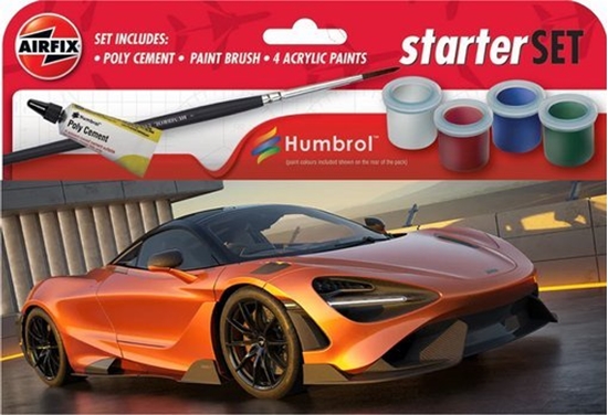 Picture of Airfix Samochód McLaren 765LT zestaw z farbami
