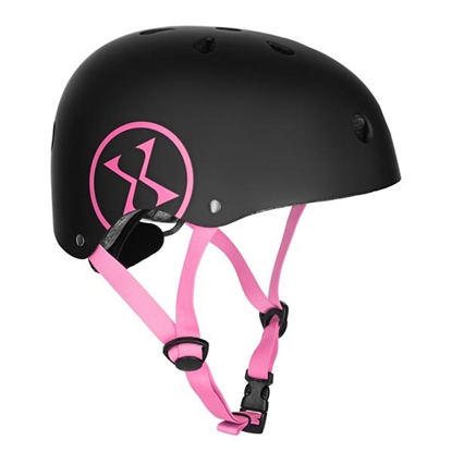 Attēls no Aizsargķivere MTW001-1 HELMET BLACK-PINK SIZE M(55-58CM) NILS EXTREME