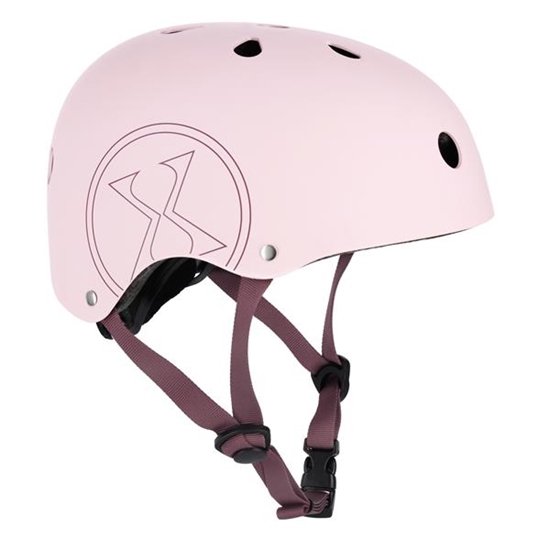 Picture of Aizsargķivere MTW001-1 HELMET DARK-PINK SIZE L(58-61CM) NILS EXTREME