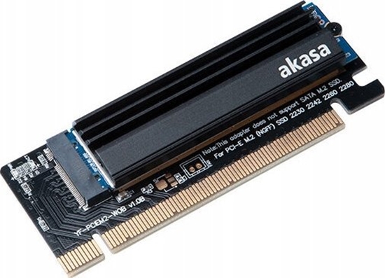 Picture of Akasa Akasa M.2 PCIe Adapter mit Kühler - schwarz