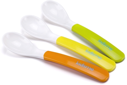 Attēls no Akcija! Kidsme karotu komplekts (3 gab.)  orana  dzeltena  zaa  no 3 mn. 140298