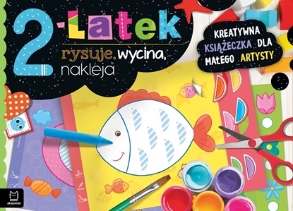 Attēls no Aksjomat 2-latek rysuje, wycina, nakleja kreatywna ks.38245