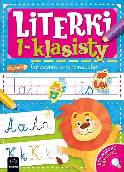 Изображение Aksjomat Ksieczka Literki 1-klasisty. wiczenia w pisaniu liter.