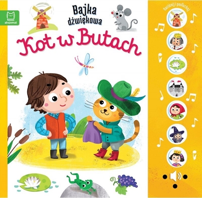 Attēls no Aksjomat Ksieczka Nacinij i posuchaj! Bajka dwikowa. Kot w Butach