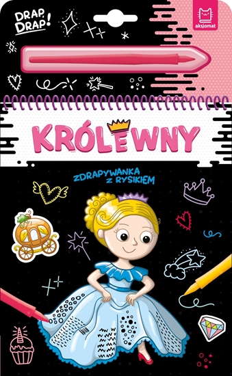 Picture of Aksjomat Zdrapywanka z rysikiem Królewny 36982