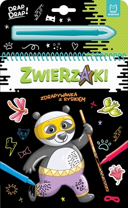 Изображение Aksjomat Zdrapywanka z rysikiem Zwierzaki 36999