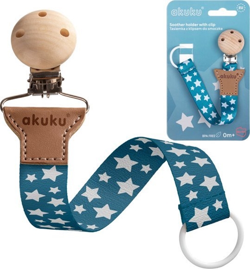 Picture of Akuku A0584 TASIEMKA DO SMOCZKA GWIAZDKI SREBRE