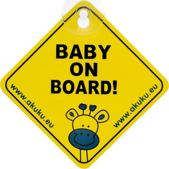 Изображение Akuku A0645 ZAWIESZKA/PRZYSSAWKA BABY ON BOARD
