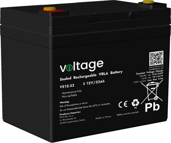 Picture of Akumulator AGM Voltage 12V 33Ah VE12-33