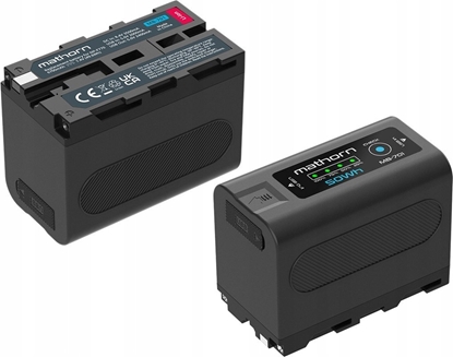 Attēls no Akumulator Astar Bateria Mathorn MB-701 6700mAh 50Wh USB-C LED for NP-F770