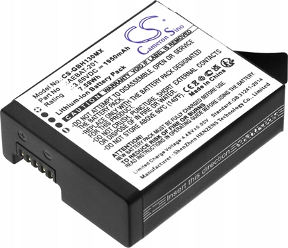 Picture of Akumulator Bateria typ CAAGPO1912 AEBAT-201 CPSS1B do GoPro Hero 13 Black / CS-GBH130MX