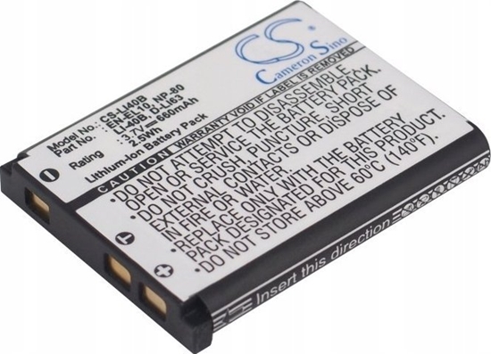 Picture of Akumulator Cameron Sino Akumulator Bateria Li-40b Li-42b Do Olympus / Canon / Agfa / Pentax / Casio / Cs-li40b